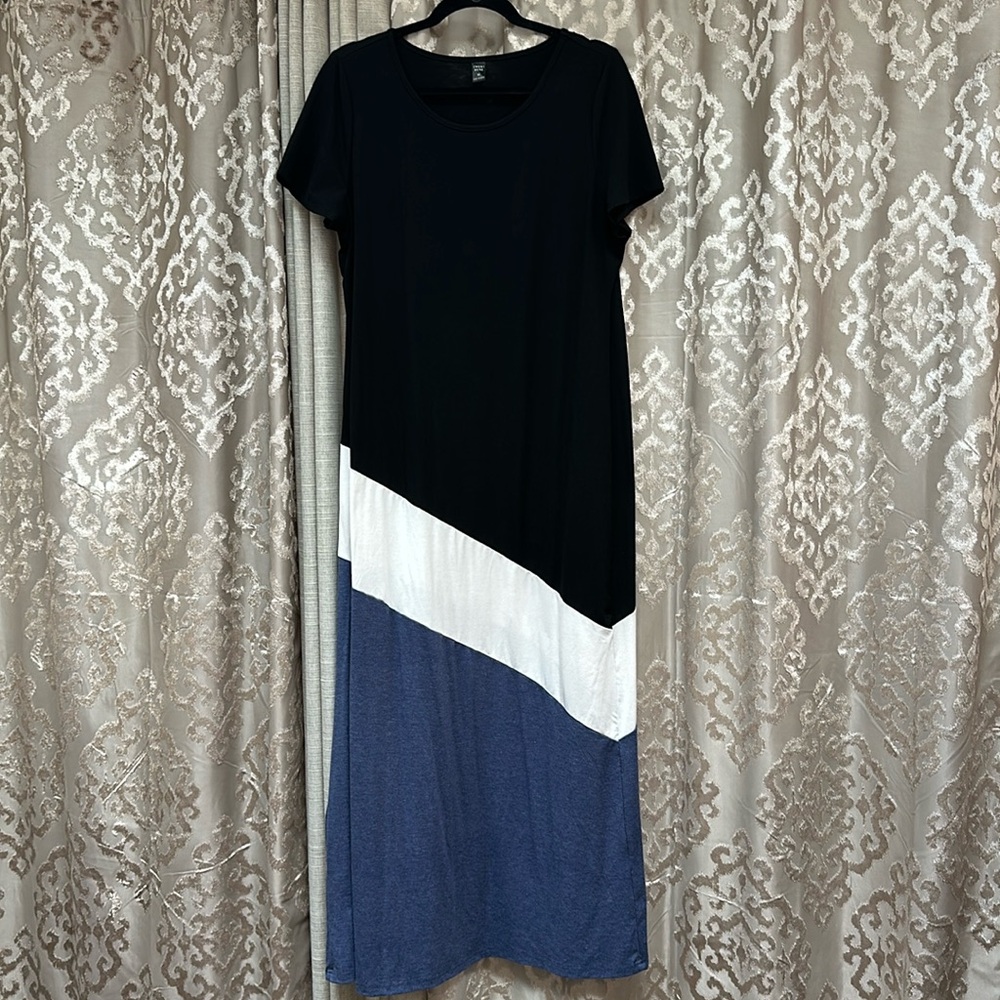 Emery Rose Short Sleeve Maxi Dress Size X-Large